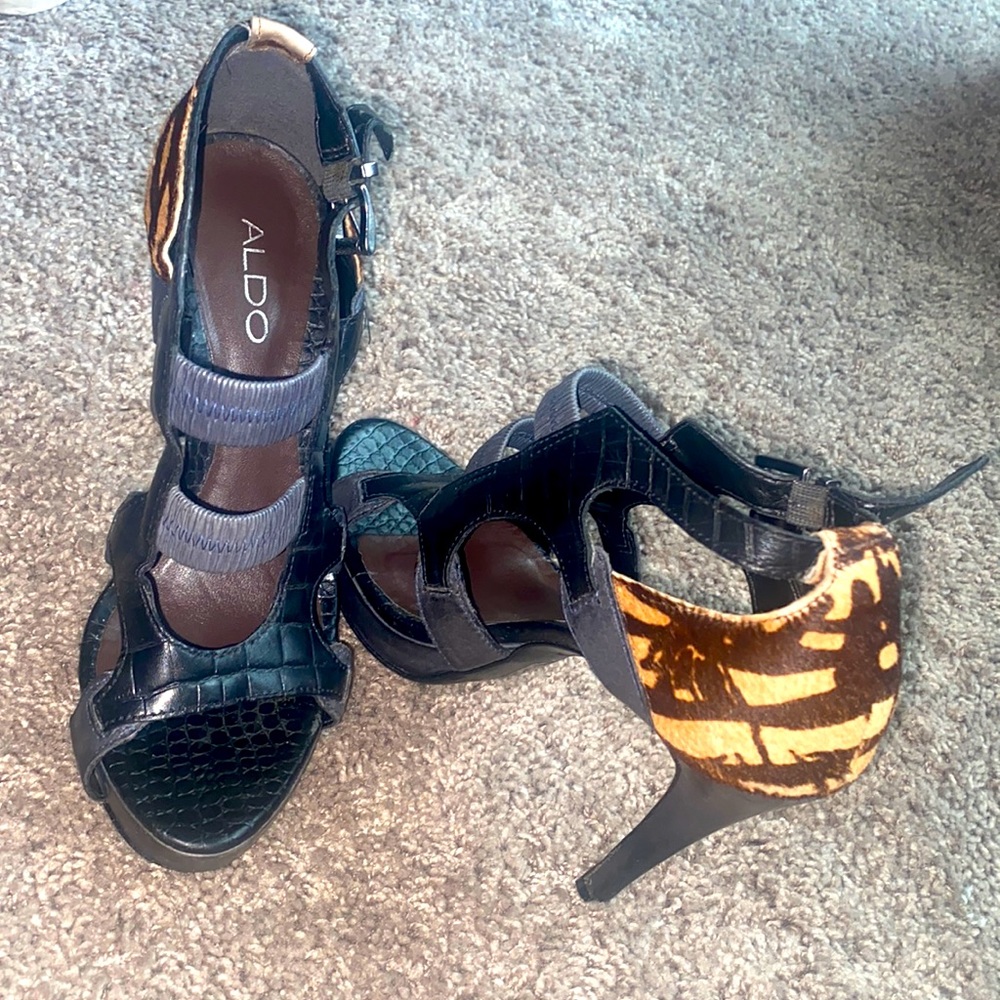 COPY - SEXY Cheetah Leather Heels
